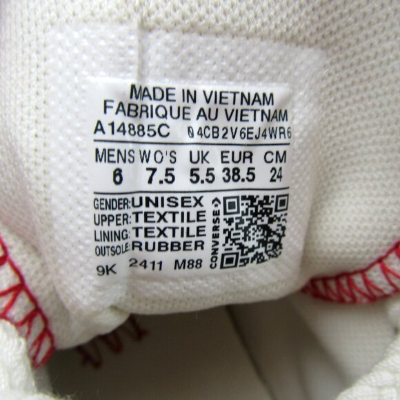 Converse Run Star Hike Platform Rose Cross Stitch Womens Size 7.5 NEW - Picture 11 of 16